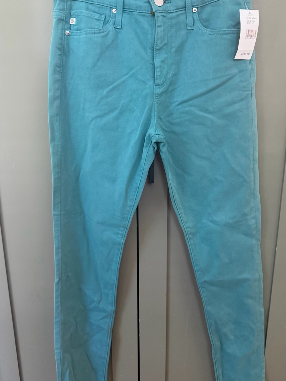 AG Adriano Goldschmied Teal Slim Jeans- NWT